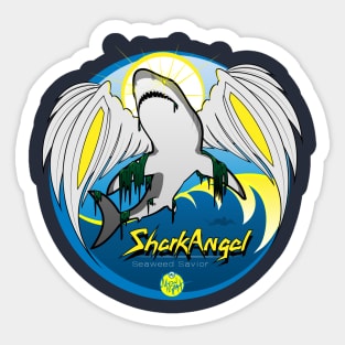 Shark Angel Sticker